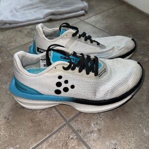 Craft Running Shoes Pro Endur Distance White/Aquamarine Size 7